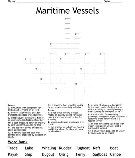 The Crossword Solver found 30 answers to "trash vessel", 5 letters crossword clue. The Crossword Solver finds answers to classic crosswords and cryptic crossword puzzles. Enter the length or pattern for better results. Click the answer to find similar crossword clues . Enter a Crossword Clue.